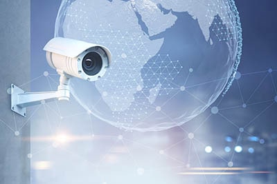 CCTV security camera installation